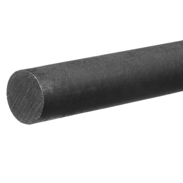 Black Acetal Homopolymer Acetal Plastic Rods & Discs 96" L, 1/2" Dia.